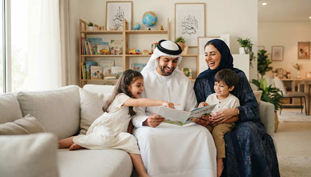 Students learning in a UAE classroom